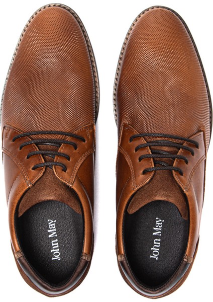 Erkek Oxford ( Klasik) 1154/A 010 Wk-John May Orkut Suede Cognac