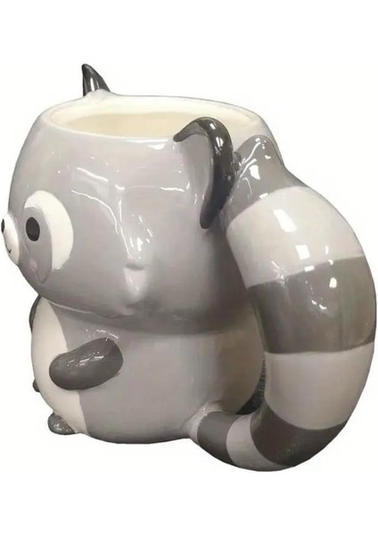 3D Rakun Seramik Kahve Fincanı modelleri