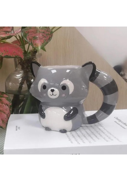 3D Rakun Seramik Kahve Fincanı fırsatları