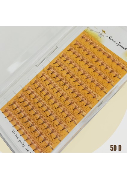 5d Hazır Demet Ipek Kirpik 0.07 D Kıvrım 8-15MM Mix Kutu modelleri