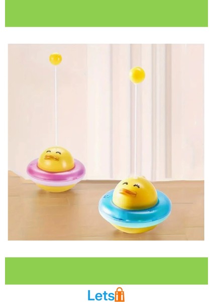 Ufo Şekilli Sevimli Ördek Kedi Oyuncağı ile Eğlenceli Oyun Deneyimi indirimleri