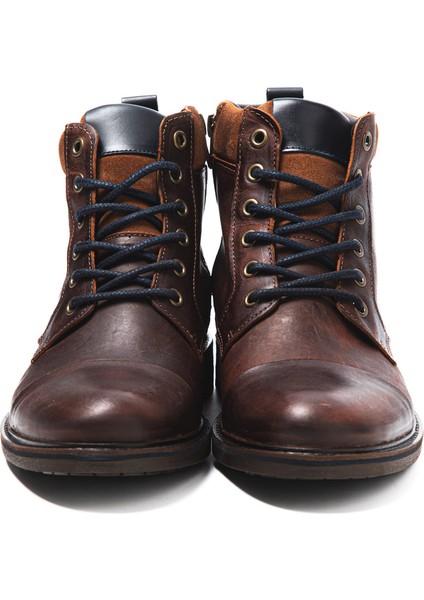 Erkek Bot 1041 021 Wk-John May Orkut Suede Cognac