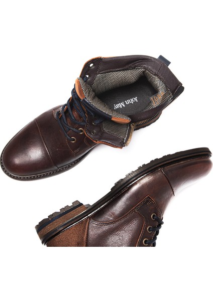 Erkek Bot 1041 021 Wk-John May Orkut Suede Cognac