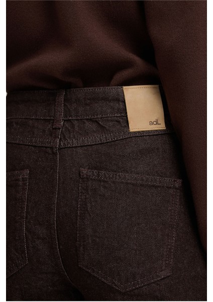 Boru Paça Denim Pantolon Kahve 15345880000 indirimleri