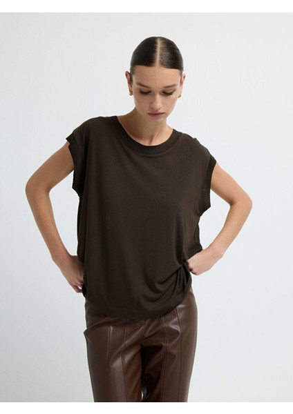 Kolsuz Bluz Kahve 11545191001 fırsatları