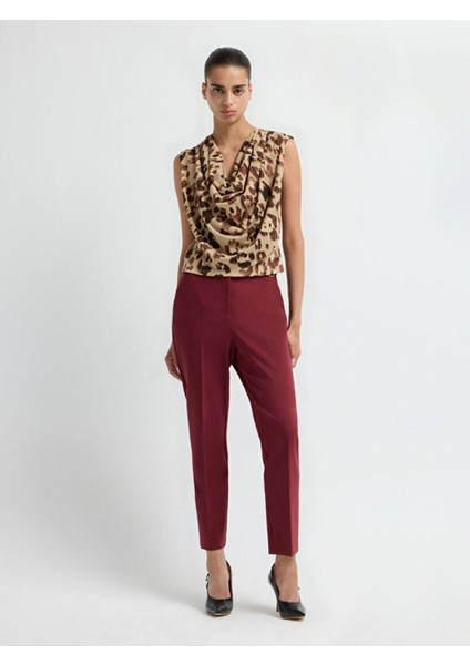 Kolsuz Degaje Desenli Bluz Leopar Kahve 11544966002 modelleri