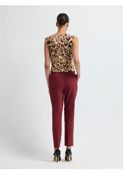 Kolsuz Degaje Desenli Bluz Leopar Kahve 11544966002 indirimleri