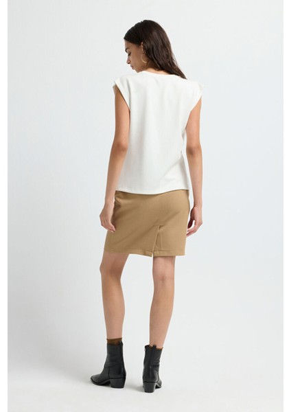 Inci Detaylı Tişört Kemik 17545201001 indirimleri