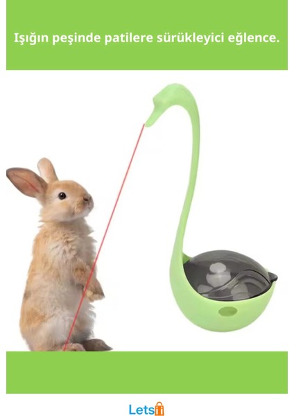 Kuğu Şeklinde Eğlenceli Lazerli Kedi Oyuncağı fiyatları