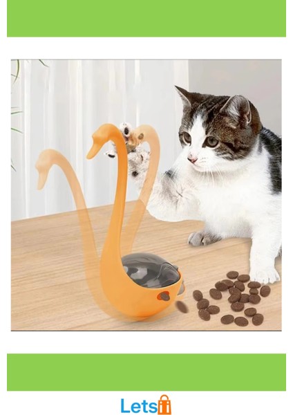 Kuğu Şeklinde Eğlenceli Lazerli Kedi Oyuncağı indirimleri