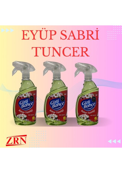 Gizli Bahçe Oda Kokusu Bahar Tazeliği 500ML 3ADET