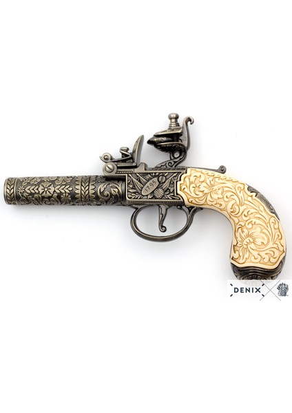 England 1795 Mini Pistol Koleksiyon Obje 20CM