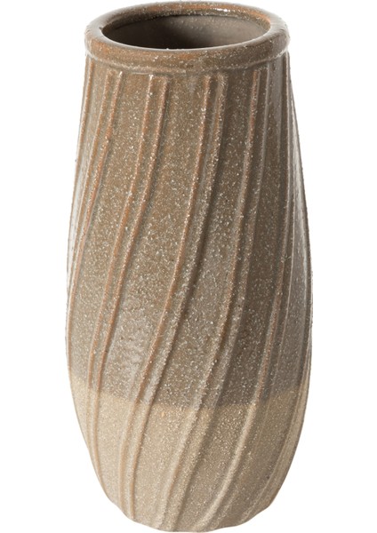 Marron Seramik Vazo 16X32CM fırsatları