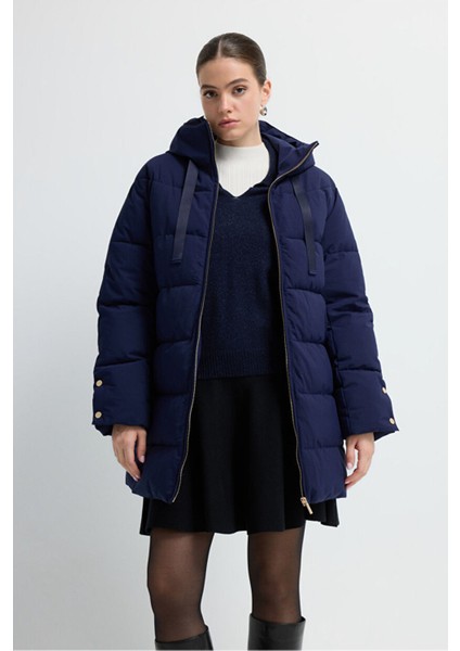 Kapüşonlu Şişme Mont Lacivert 15245280000