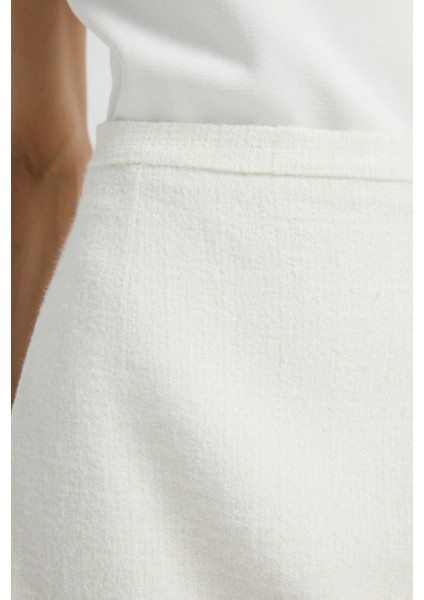 Yüksek Bel Mini Etek Kemik 12744218004 indirimleri