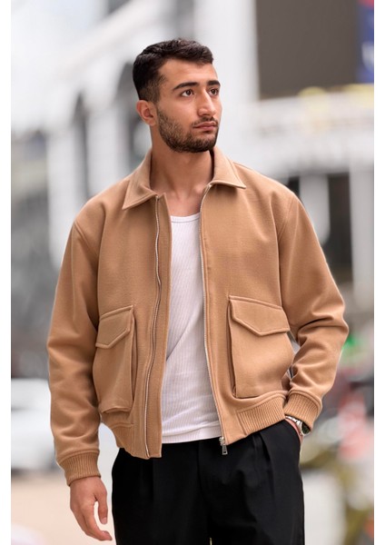 X-2025 Cep Detaylı Fermuarlı Astarlı Kaşe Mont indirimleri