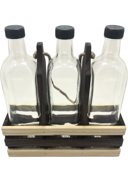 Ahşap Doğal 3lü Yağdanlık ve Sosluk Takımı(Kısa Başlık)(Set)(Ceviz) modelleri