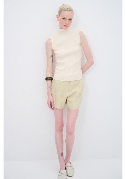 Balıkçı Yaka Kolsuz Triko Kazak Vanilya 13942855001 modelleri