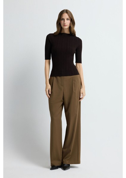 Fitilli Triko Bluz Kahve 13945619000 modelleri