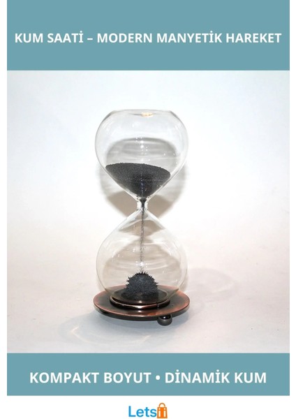 Mıknatıslı Kum Saati Modern Dekoratif Aksesuar