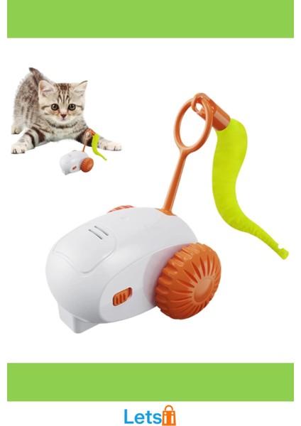 Şarjlı Renkli Tüyli Robot Kedi Oyuncağı modelleri