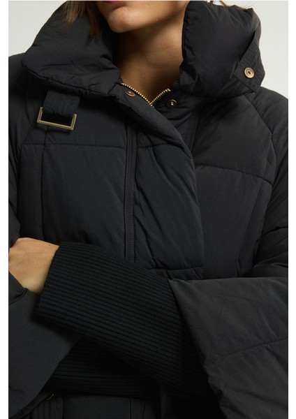 Ribana Detaylı Şişme Mont Siyah 152L9395000 fiyatları