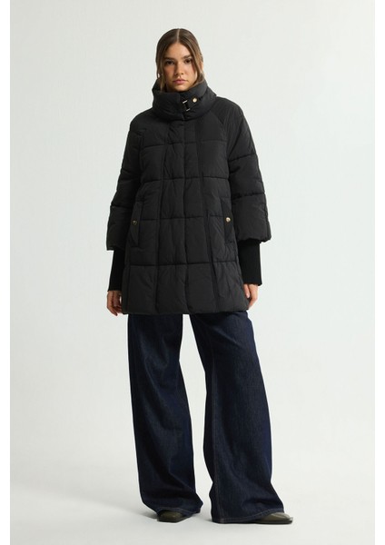 Ribana Detaylı Şişme Mont Siyah 152L9395000 modelleri