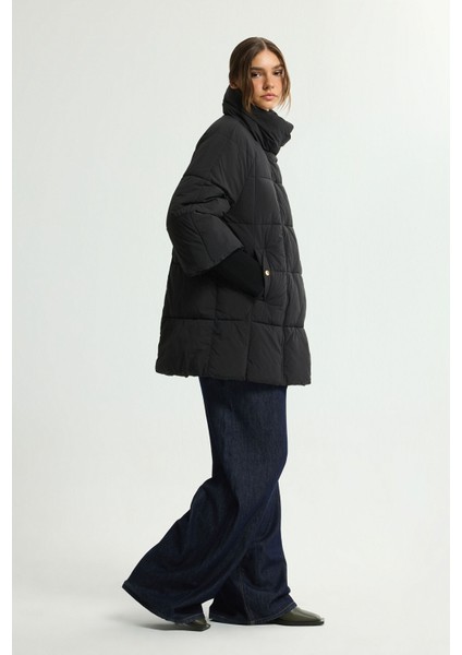 Ribana Detaylı Şişme Mont Siyah 152L9395000 indirimleri
