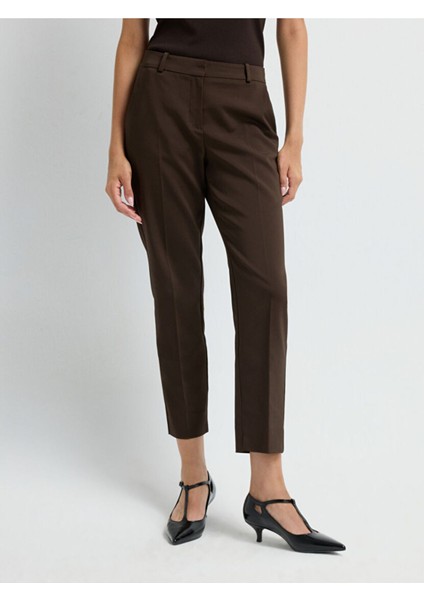 Paçası Yırtmaçlı Yandan Cepli Pantolon Kahve 15326539168 fiyatları