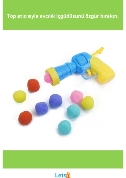 Peluş Top Fırlatan Interaktif Kedi Oyuncağı 31 Parça fiyatları