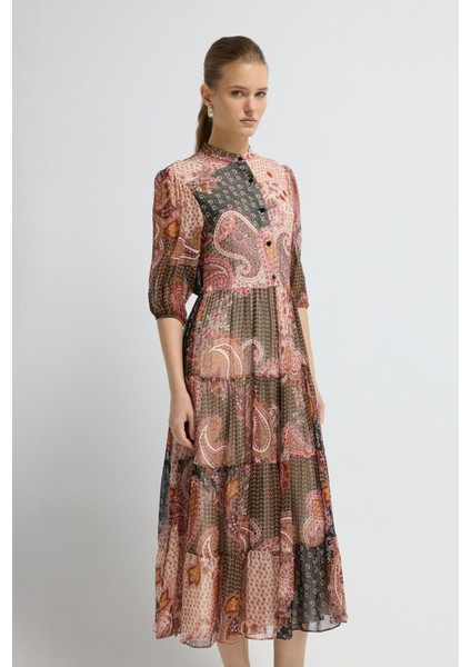 Pileli Elbise Pudra 12445818000 fiyatları