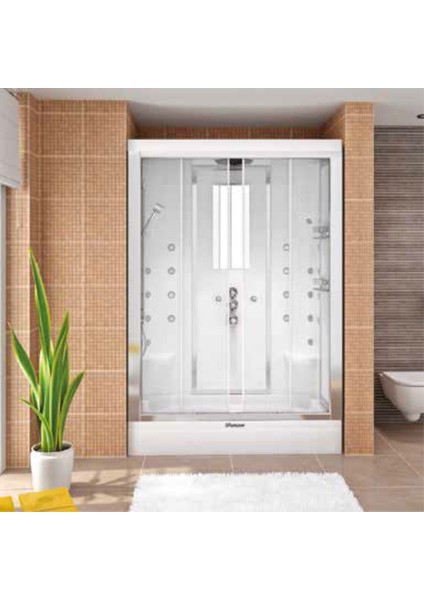 Freja Dikdörtgen Tekne Üzeri Iki Duvar Arası Kompakt Sistem