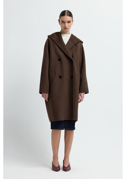 Kapüşonlu Kaban Kahve 13645389000