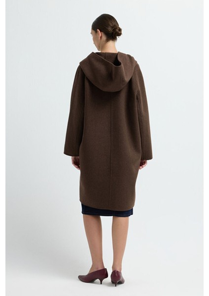 Kapüşonlu Kaban Kahve 13645389000