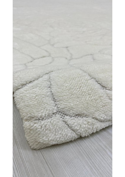 Gül Model Welsoft Halı Örtüsü Krem Renk - 160 x 230 fiyatları