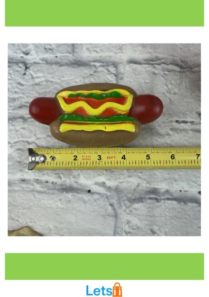 Sesli Hot Dog Şeklinde Eğlenceli Köpek Oyuncağı modelleri
