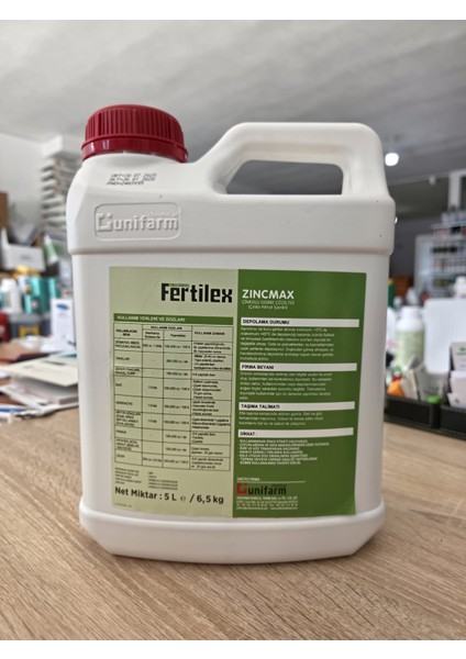 Fertilex Zincmax 5 Lt Çinkolu Gübre – Çinko Eksikliği Giderici, Çiçeklenme Destekleyici fiyatları