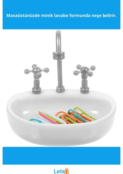 Lavabo Şeklinde Eğlenceli Ataç Kutusu fiyatları