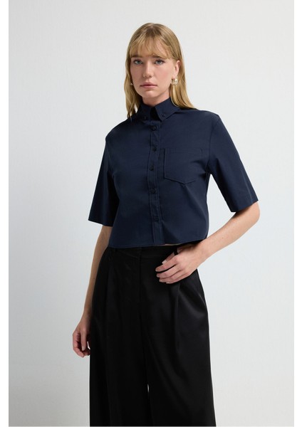 Çizgili Gömlek Lacivert 13045801000