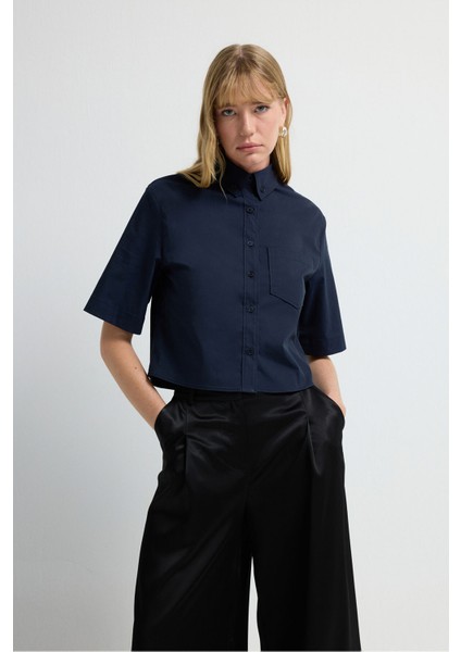 Çizgili Gömlek Lacivert 13045801000 fırsatları