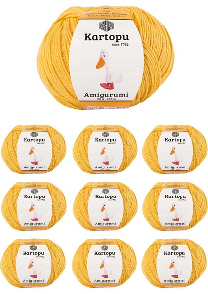 10 Adet Amigurumi El Örgü Ipi 50GR 317