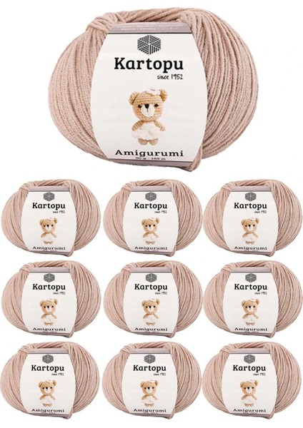 10 Adet Amigurumi El Örgü Ipi 50GR 850