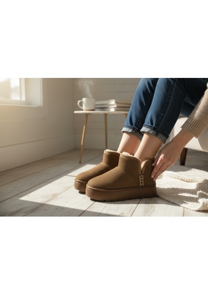 Darkstep Taba Esnek Poli Taban Içi Tüylü Kısa Bot fiyatları