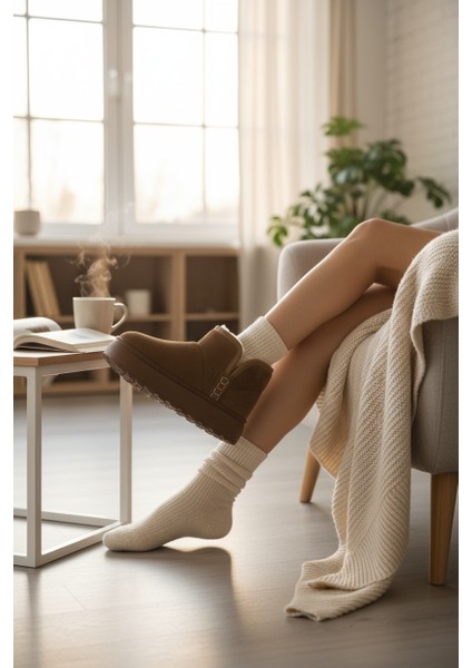 Darkstep Taba Esnek Poli Taban Içi Tüylü Kısa Bot modelleri