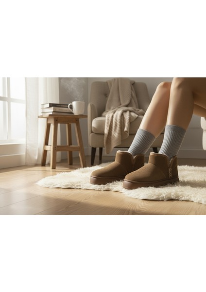 Darkstep Taba Esnek Poli Taban Içi Tüylü Kısa Bot indirimleri