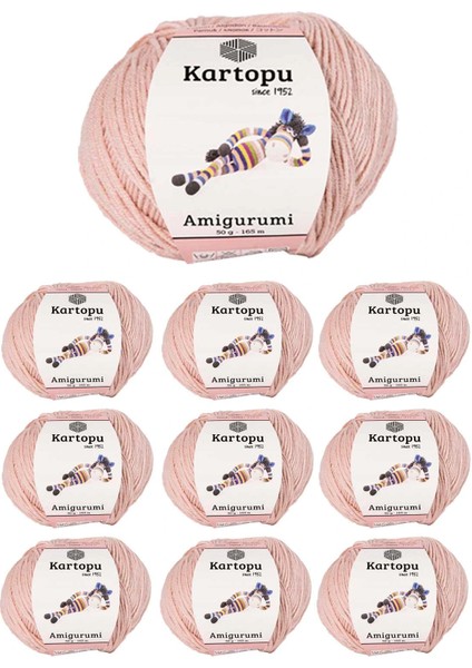 10 Adet Amigurumi El Örgü Ipi 50GR 234