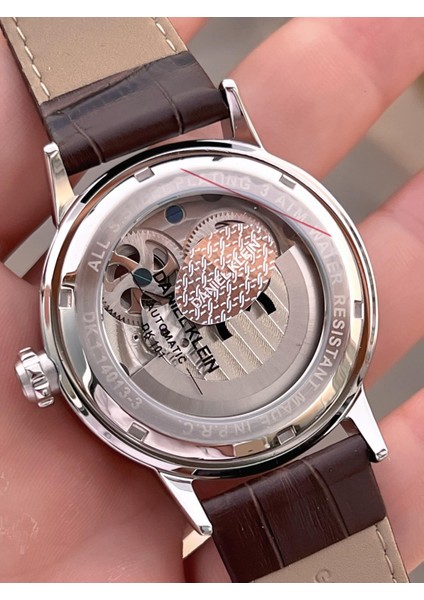 Deri Kordon Otomatik Mekanizma Metap ve Güneş Kadranlı Erkek Kol Saati+Bileklik 14013.3 indirimleri