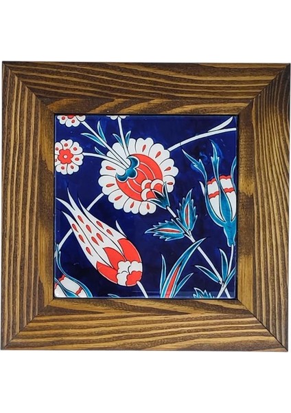 Ahşap Çerçeveli Dekoratif Seramik Tablo, SRMK-2024116