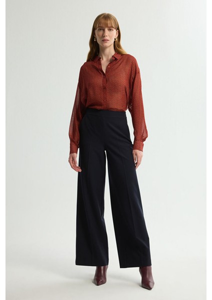 Bol Paça Gabardin Pantolon Lacivert 153L9248003