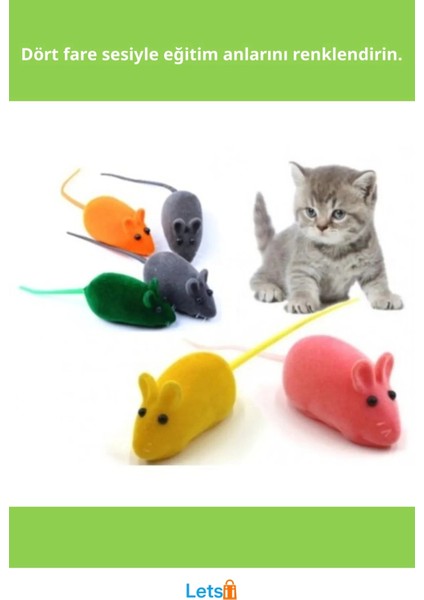 Kedi Eğitim Oyun Faresi 4 Adet fiyatları